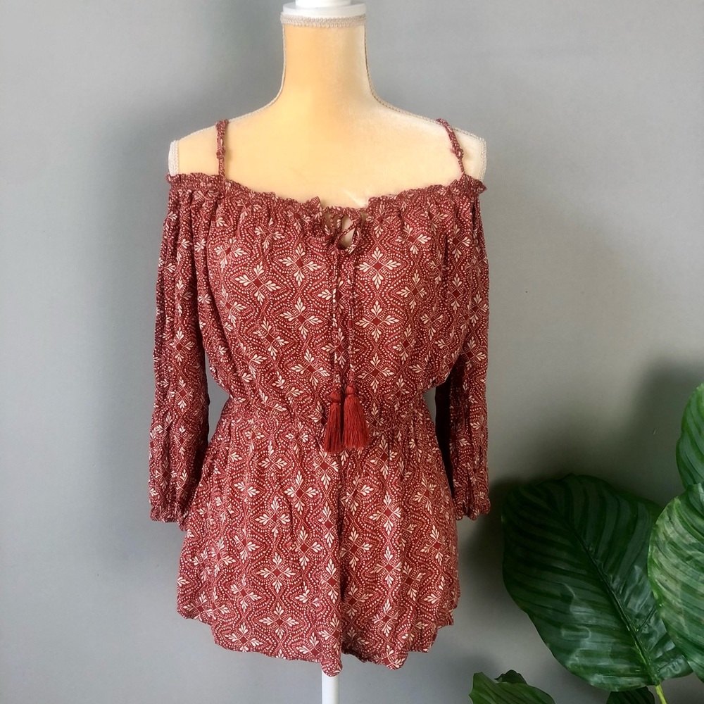 Molly Green Ling Sleeve Romper